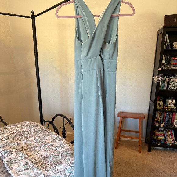 Light blue bridesmaid/ formal dress - Size 10 - Picture 3 of 4